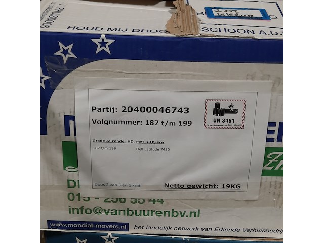 Ca. 38x laptop, dell, latitude 7480 - afbeelding 4 van  13