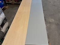 Ca. 38x meubel hout/-plaat, licht grijs en ahorn - afbeelding 2 van  4