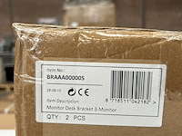 Ca. 38x monitor arm 3 schermen, sam creative, braaa000005 - afbeelding 5 van  5