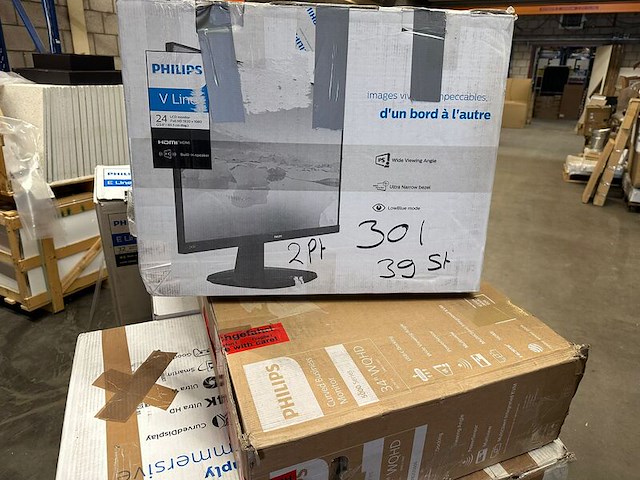 Ca. 39x monitor, philips - afbeelding 6 van  10