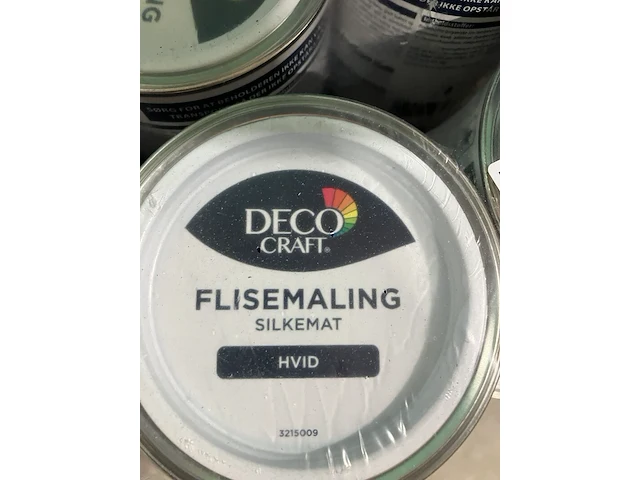 Ca. 39x tegelverf, deco craft, zijdeglans, hvid - afbeelding 2 van  3