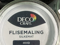 Ca. 39x tegelverf, deco craft, zijdeglans, hvid - afbeelding 2 van  3