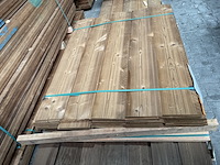 Ca. 39x thermo vuren zweeds rabat, 14x190mm, lengte 120cm - afbeelding 1 van  3