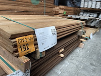 Ca. 39x thermo vuren zweeds rabat, 14x190mm, lengte 120cm - afbeelding 2 van  3
