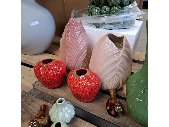 Ca. 39x vaas en decoratie, dutz van roon - afbeelding 12 van  17