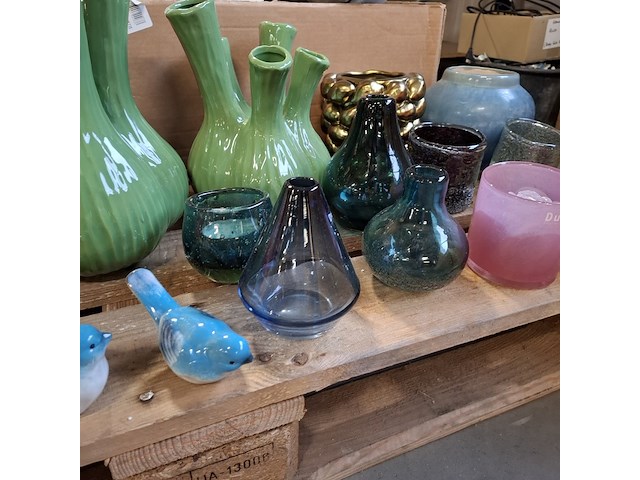 Ca. 39x vaas en decoratie, dutz van roon - afbeelding 17 van  17