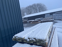 Ca. 39x vuren regels geschaafd geïmpregneerd, 45x70mm, lengte 260cm - afbeelding 1 van  3