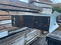 Ca. 3x douglas balken fijnbezaagd, 100x100mm, lengte 200cm - afbeelding 3 van  3