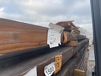 Ca. 3x douglas balken fijnbezaagd , 100x100mm, lengte 400cm - afbeelding 2 van  3