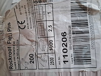 Ca. 40 rol a 2,5m2 glaswol, rockwool, rockroof flexi plus - afbeelding 4 van  6