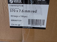 Ca. 4000x kabelbinder | 370x7.6 mm, rood - afbeelding 2 van  2