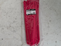 Ca. 4000x kabelbinder, wkk, 370x7.6 mm, rood - afbeelding 1 van  3