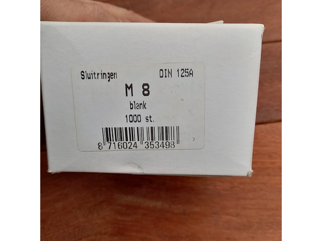 Ca. 4000x sluitringen, m8 - afbeelding 2 van  3