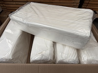 Ca. 4000x tex handdoeken interfold wit smooth 55 gr/m² 42 x 38 cm - afbeelding 4 van  7