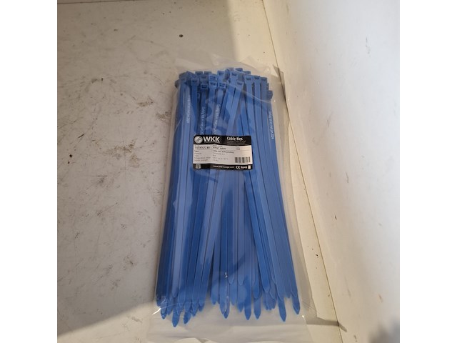 Ca. 4000x tiewrap, wkk, blauw - afbeelding 2 van  3