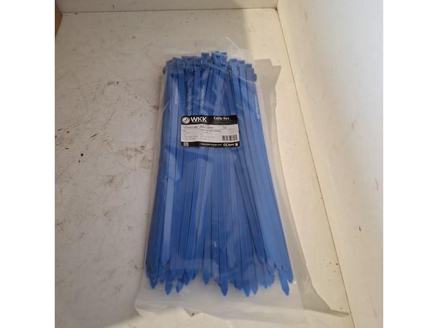 Ca. 4000x tiewrap, wkk, blauw - afbeelding 2 van  3