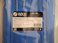 Ca. 4000x tiewrap, wkk, blauw - afbeelding 3 van  3