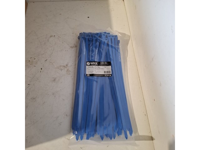 Ca. 4000x tiewrap, wkk, blauw - afbeelding 2 van  3