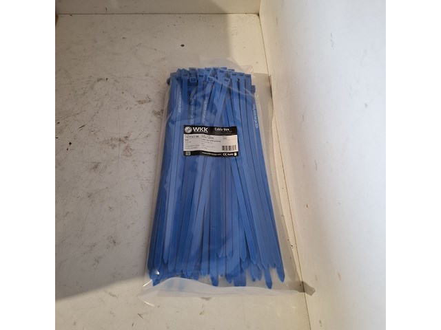 Ca. 4000x tiewrap, wkk, blauw - afbeelding 2 van  3