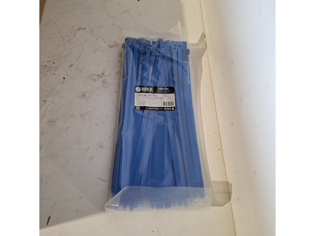 Ca. 4000x tiewrap, wkk, blauw - afbeelding 2 van  3