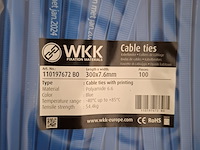 Ca. 4000x tiewrap, wkk, blauw - afbeelding 3 van  3