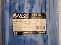 Ca. 4000x tiewrap, wkk, blauw - afbeelding 3 van  3