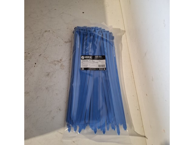 Ca. 4000x tiewrap, wkk, blauw - afbeelding 2 van  3