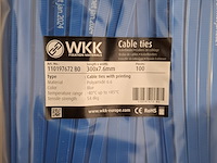 Ca. 4000x tiewrap, wkk, blauw - afbeelding 3 van  3