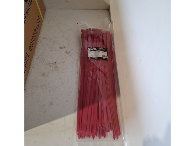 Ca. 4000x tiewrap, wkk, rood - afbeelding 2 van  3