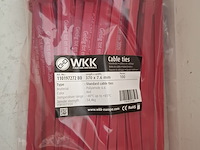 Ca. 4000x tiewrap, wkk, rood - afbeelding 3 van  3