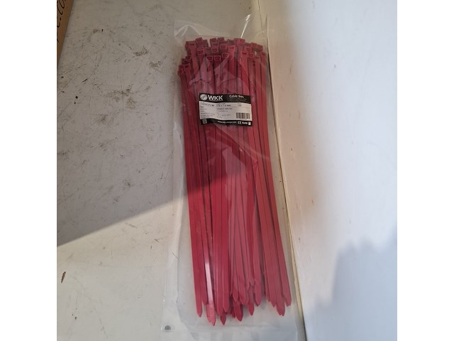 Ca. 4000x tiewrap, wkk, rood - afbeelding 2 van  3