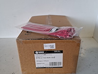 Ca. 4000x tiewrap, wkk, rood - afbeelding 1 van  3