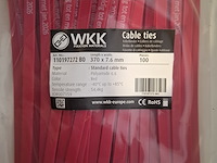 Ca. 4000x tiewrap, wkk, rood - afbeelding 3 van  3