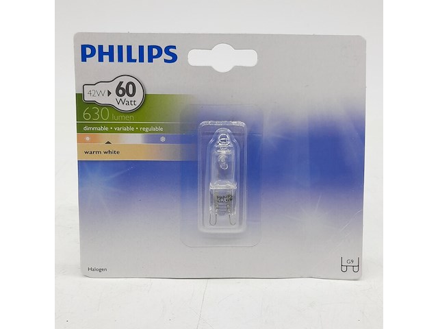 Ca. 400x halogeen lamp, phillips, 60w g9 - afbeelding 1 van  3