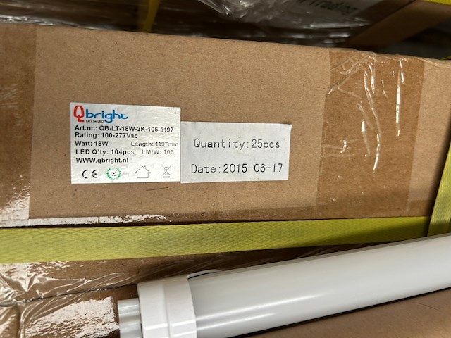 Ca. 400x led tube (w.o. 250x qb-lt-22w-4k-125-1497), qbright - afbeelding 7 van  7