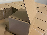 Ca. 400x verzenddozen 16x12x10cm, bruin - afbeelding 2 van  4