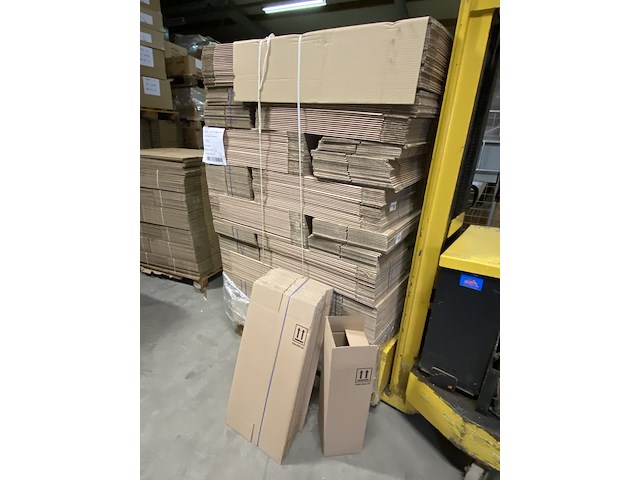 Ca. 400x verzenddozen 20x20x60cm zware enkelgolf, bruin - afbeelding 1 van  4