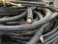 Ca. 4.096 kg bruto koperhoudende zware rubber krachtstroomkabels - afbeelding 10 van  26