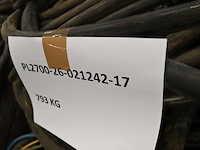 Ca. 4.096 kg bruto koperhoudende zware rubber krachtstroomkabels - afbeelding 11 van  26