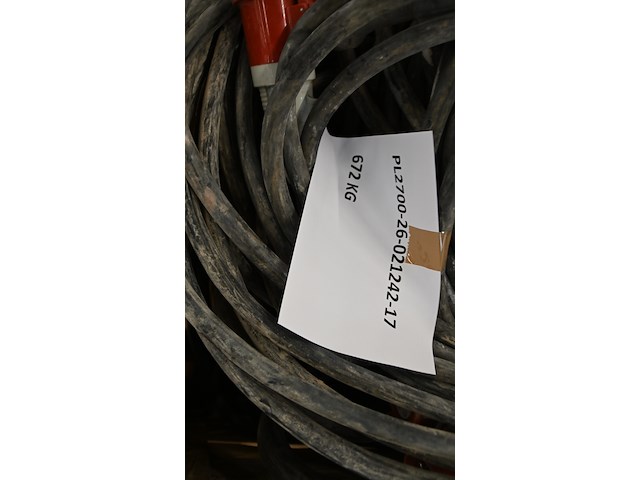 Ca. 4.096 kg bruto koperhoudende zware rubber krachtstroomkabels - afbeelding 13 van  26