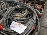 Ca. 4.096 kg bruto koperhoudende zware rubber krachtstroomkabels - afbeelding 15 van  26