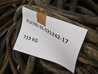 Ca. 4.096 kg bruto koperhoudende zware rubber krachtstroomkabels - afbeelding 7 van  26