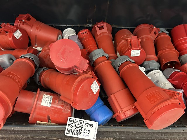 Ca. 40x cee-stekkers en koppelingen, mennekes - afbeelding 2 van  4