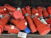 Ca. 40x cee-stekkers en koppelingen, mennekes - afbeelding 2 van  4