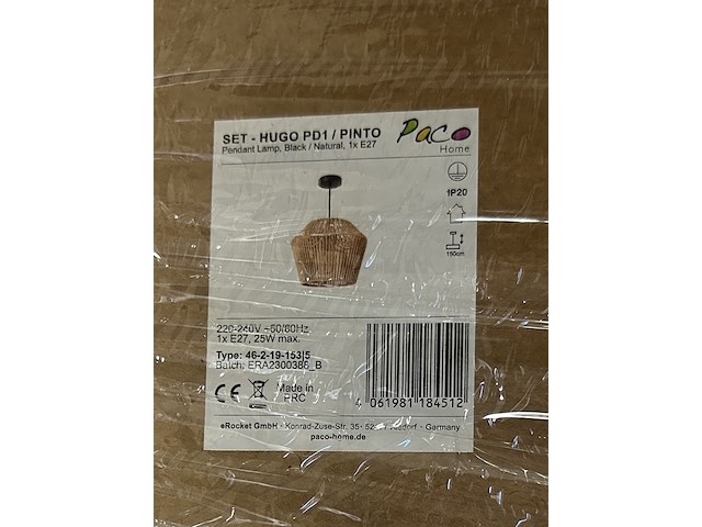 Ca. 40x design verlichting paco home – verkrijgbaar op bol.com en amazon - afbeelding 8 van  8