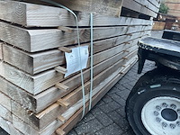 Ca. 40x douglas balken fijnbezaagd, 75x200mm, lengte 300cm - afbeelding 2 van  3