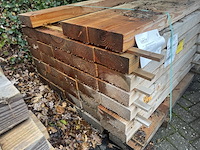 Ca. 40x douglas balken fijnbezaagd, 75x200mm, lengte 400cm - afbeelding 3 van  3