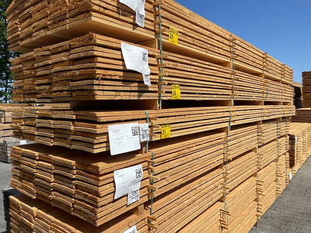 Ca. 40x douglas planken fijnbezaagd, 18x200mm, lengte 500cm - afbeelding 4 van  4