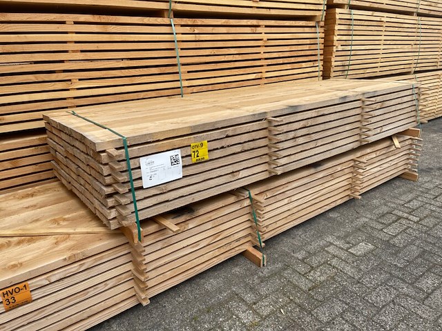 Ca. 40x douglas planken fijnbezaagd, 38x200mm, lengte 300cm - afbeelding 4 van  4