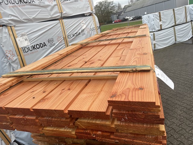 Ca. 40x douglas zweeds rabat, 26x190mm, lengte 500cm - afbeelding 1 van  3